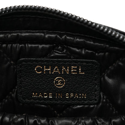 Chanel Goatskin CC Cosmetic Case Black 6 of 7