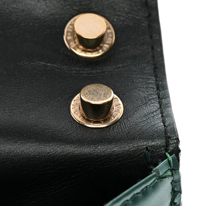 Bulgari Iridescent Calfskin Serpenti Forever Shoulder Bag Emerald Green 10 of 12