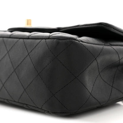 Chanel Lambskin Quilted Mini Rectangular Flap Black 10 of 11