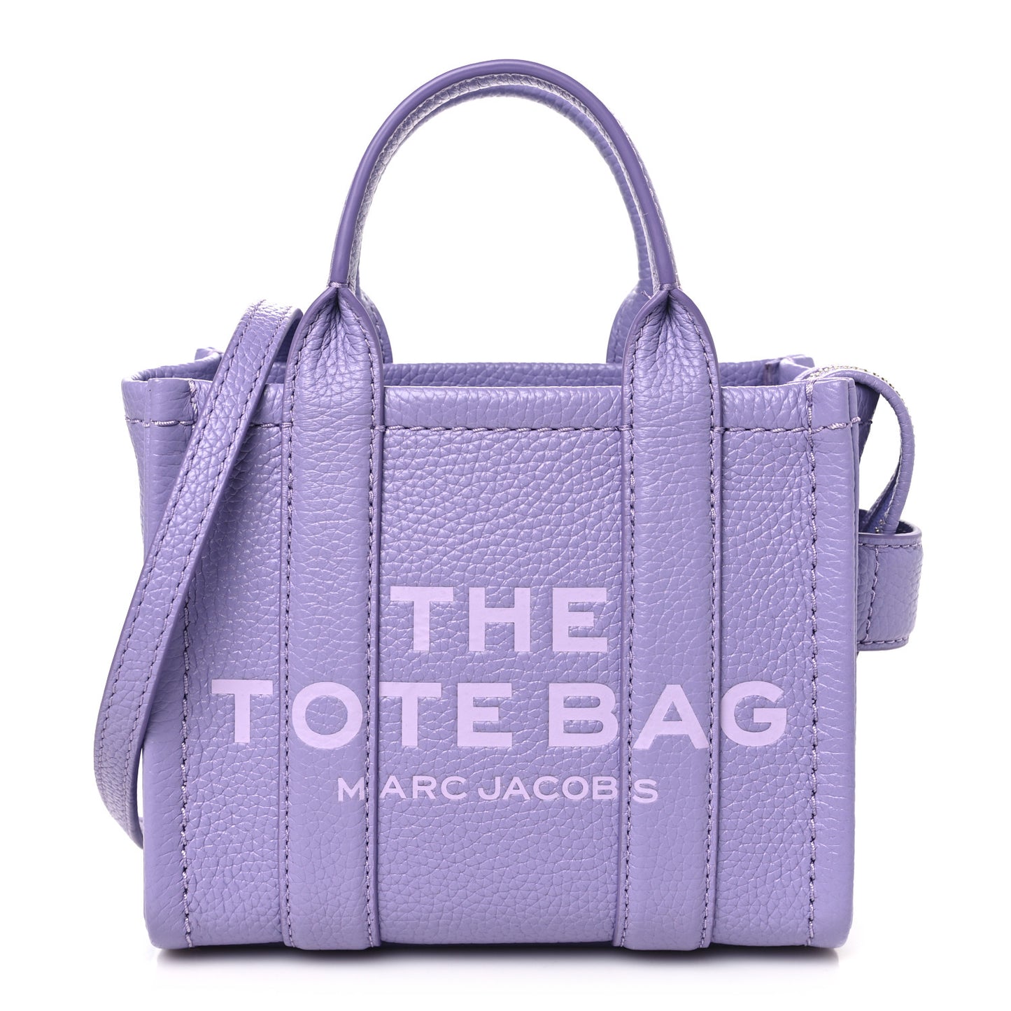 Grained Calfskin Micro The Tote Bag Lavender