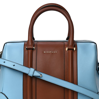 Givenchy Goatskin Colorblock Medium Lucrezia Blue Brown 8 of 17
