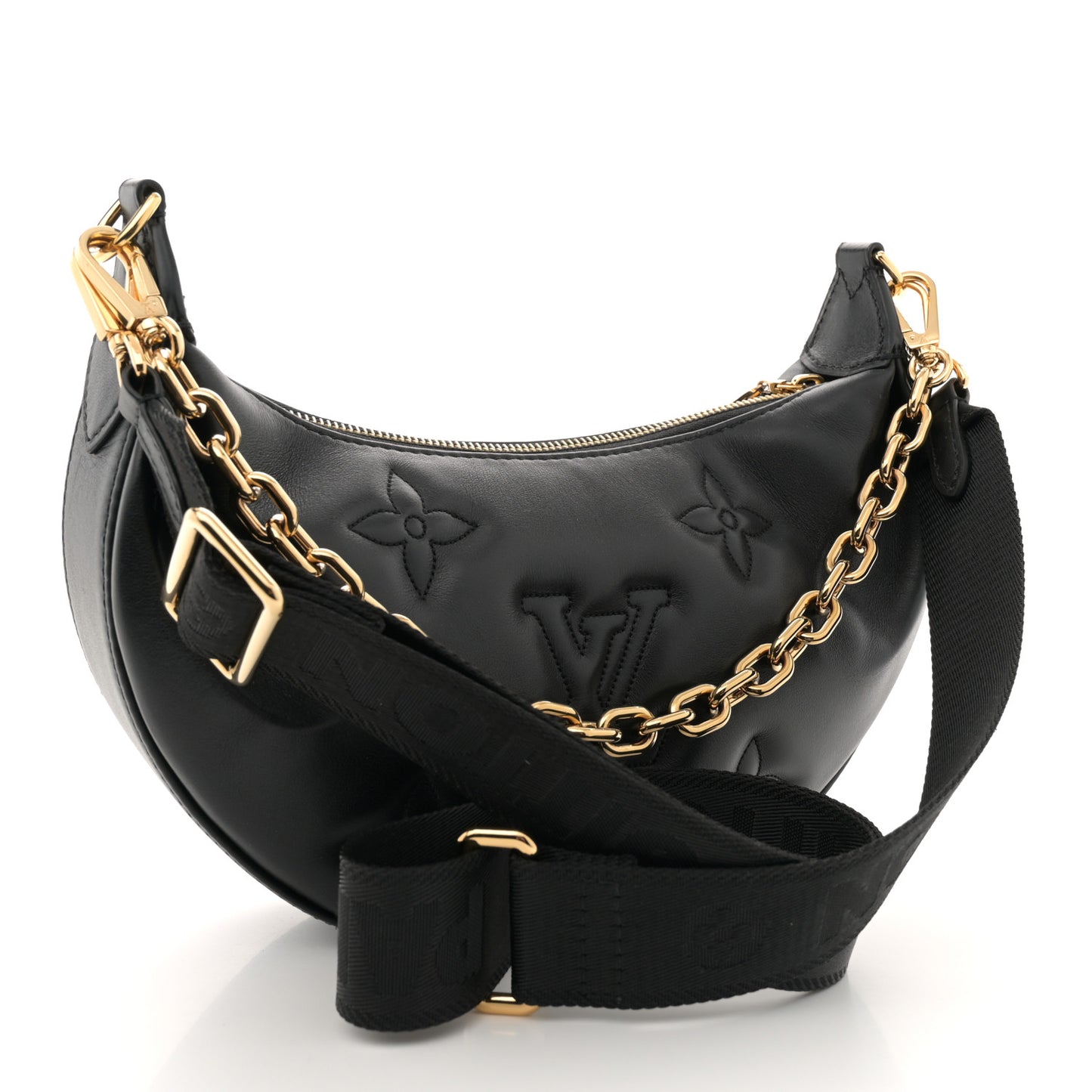 Calfskin Bubblegram Over The Moon Black