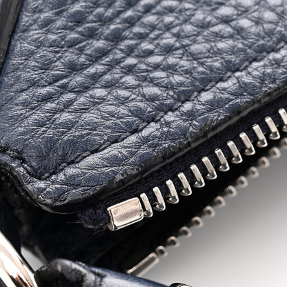 Salvatore Ferragamo Calfskin Fanisa Gancini Hobo Oxford Blue 14 of 14