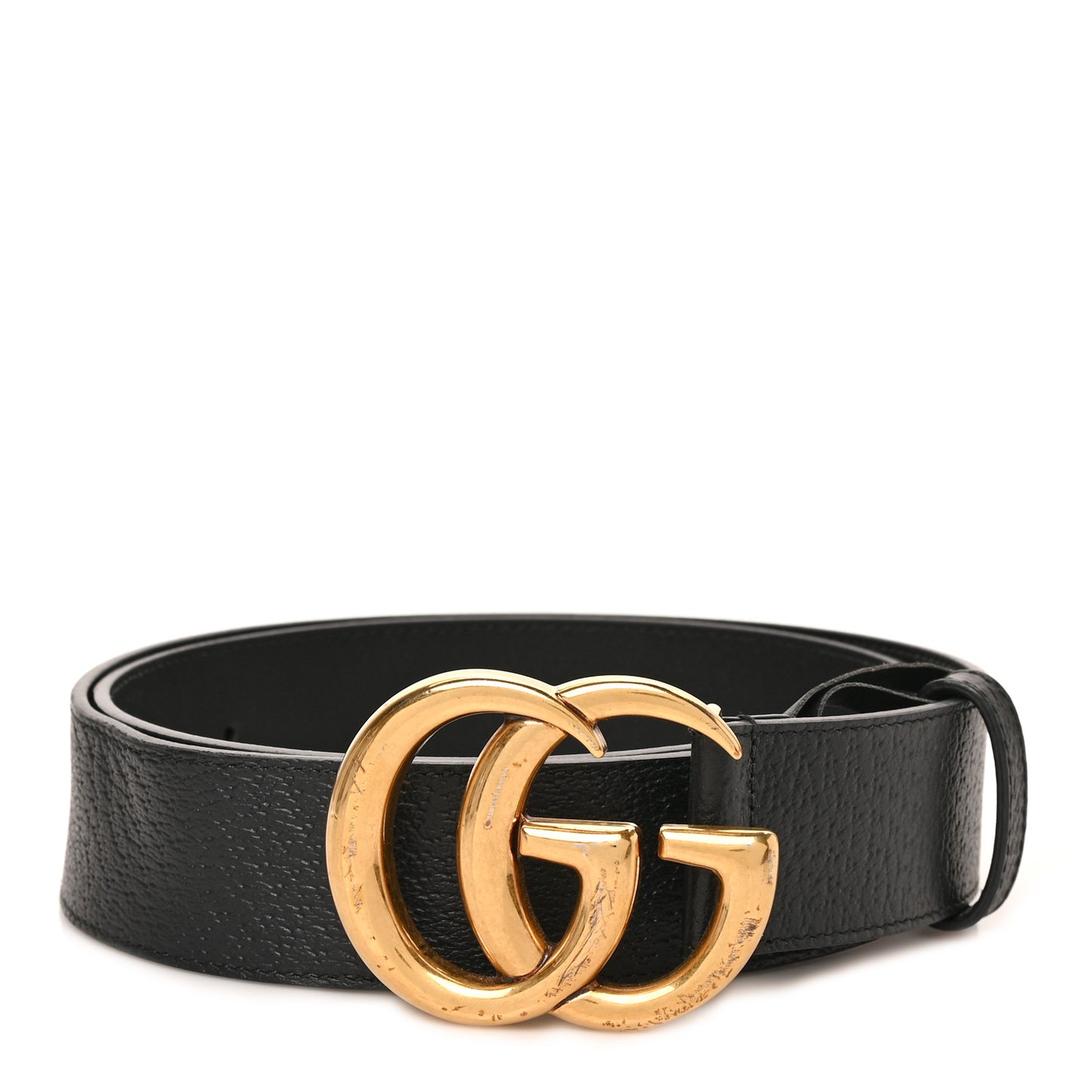 Textured Calfskin Double G 40mm Belt 90 36 Black