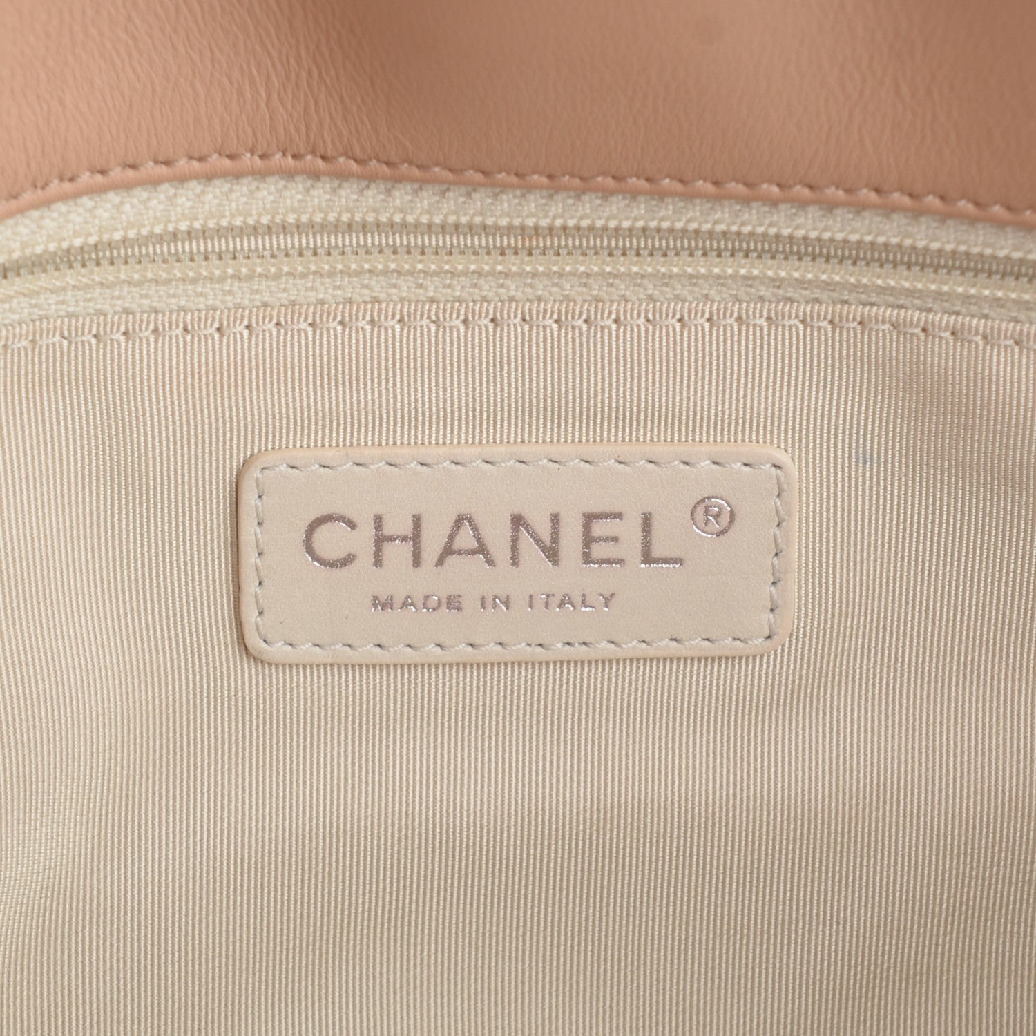 Chanel Lambskin Jumbo Canebiers Net Flap Biege 6 of 8