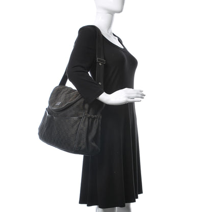 Gucci Monogram Large Diaper Bag Black 2 of 22