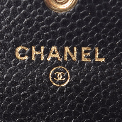 Chanel Caviar Quilted Flap Card Holder Black 8 of 11