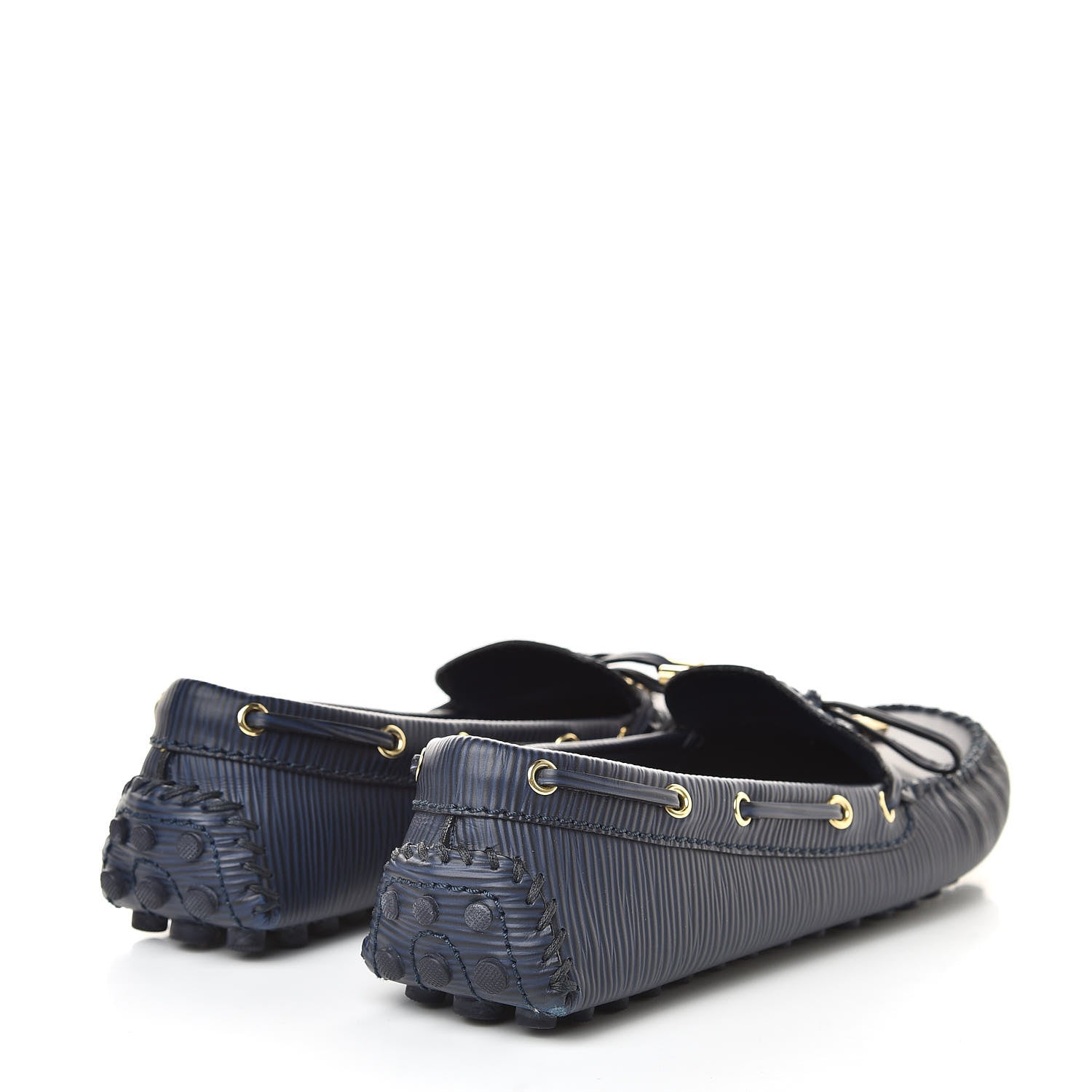 Louis Vuitton Epi Gloria Flat Loafers 38 Indigo 4 of 9