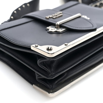 Prada City Calf Saffiano Cahier Bag Black 7 of 8