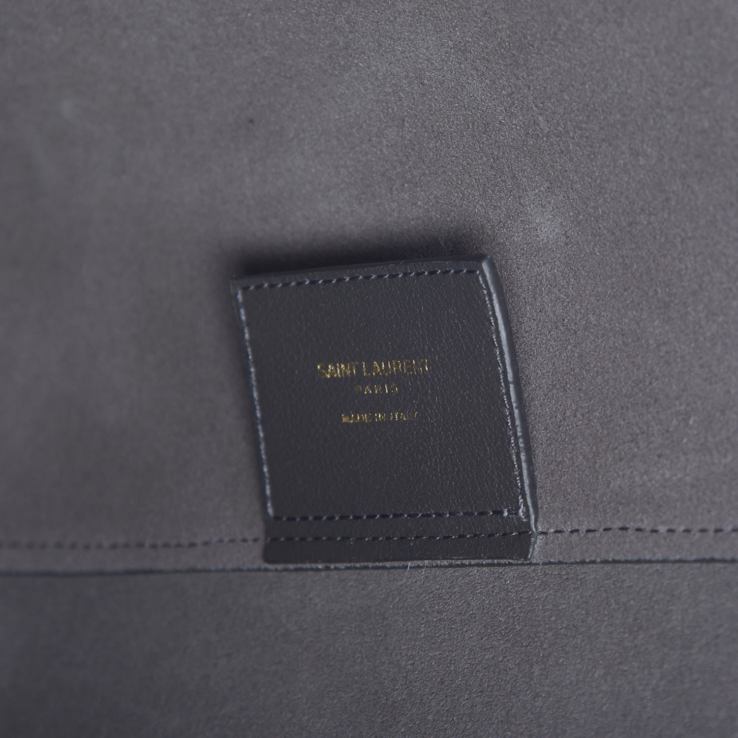 Saint Laurent Calfskin Large Shopping Tote Storm 7 of 10