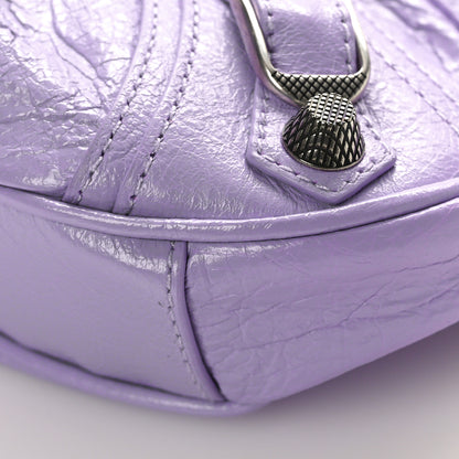Balenciaga Agneau Arena Le Cagole Mini Purse With Chain Lilac 10 of 10