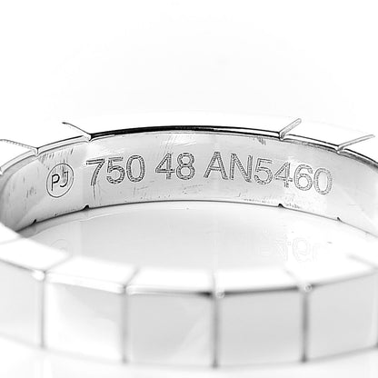 Cartier 18K White Gold Lanieres Ring 48 4.5 4 of 4