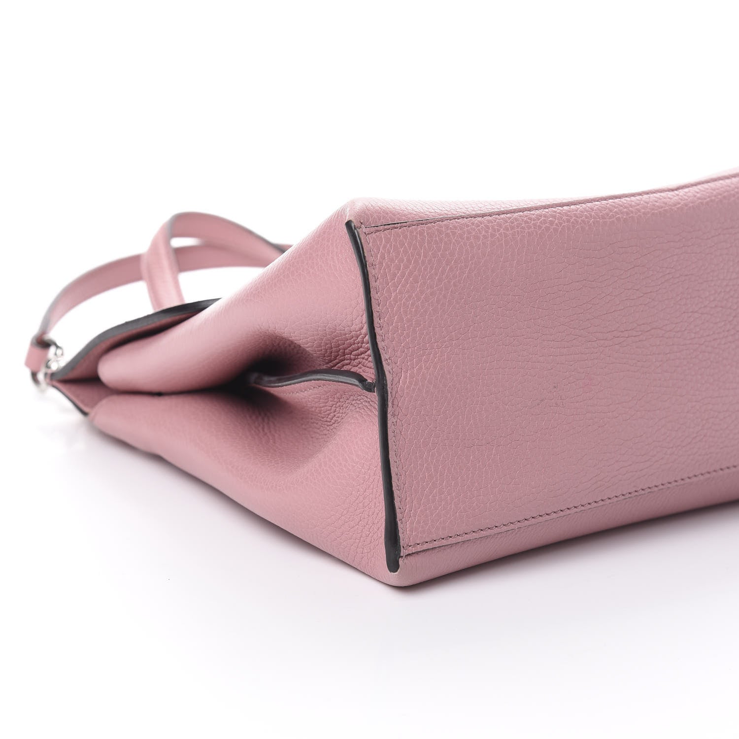 Gucci Cellarius Calfskin Medium Bamboo Daily Top Handle Bag Carmine Rose 8 of 9