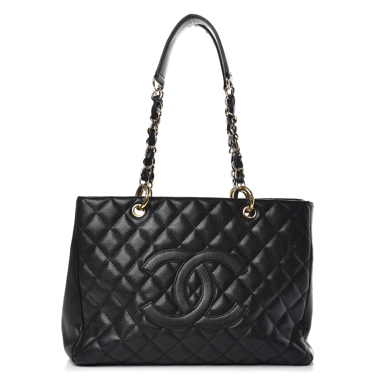 Chanel Caviar Quilted Grand Shopping Tote GST Black 1 of 16