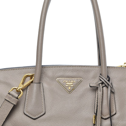 Prada Vitello Daino Two-Way Tote Argilla 10 of 13