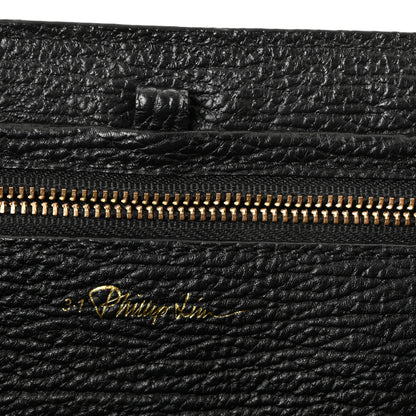 3.1 Phillip Lim Textured Calfskin Large Pashli Satchel Black 6 of 10