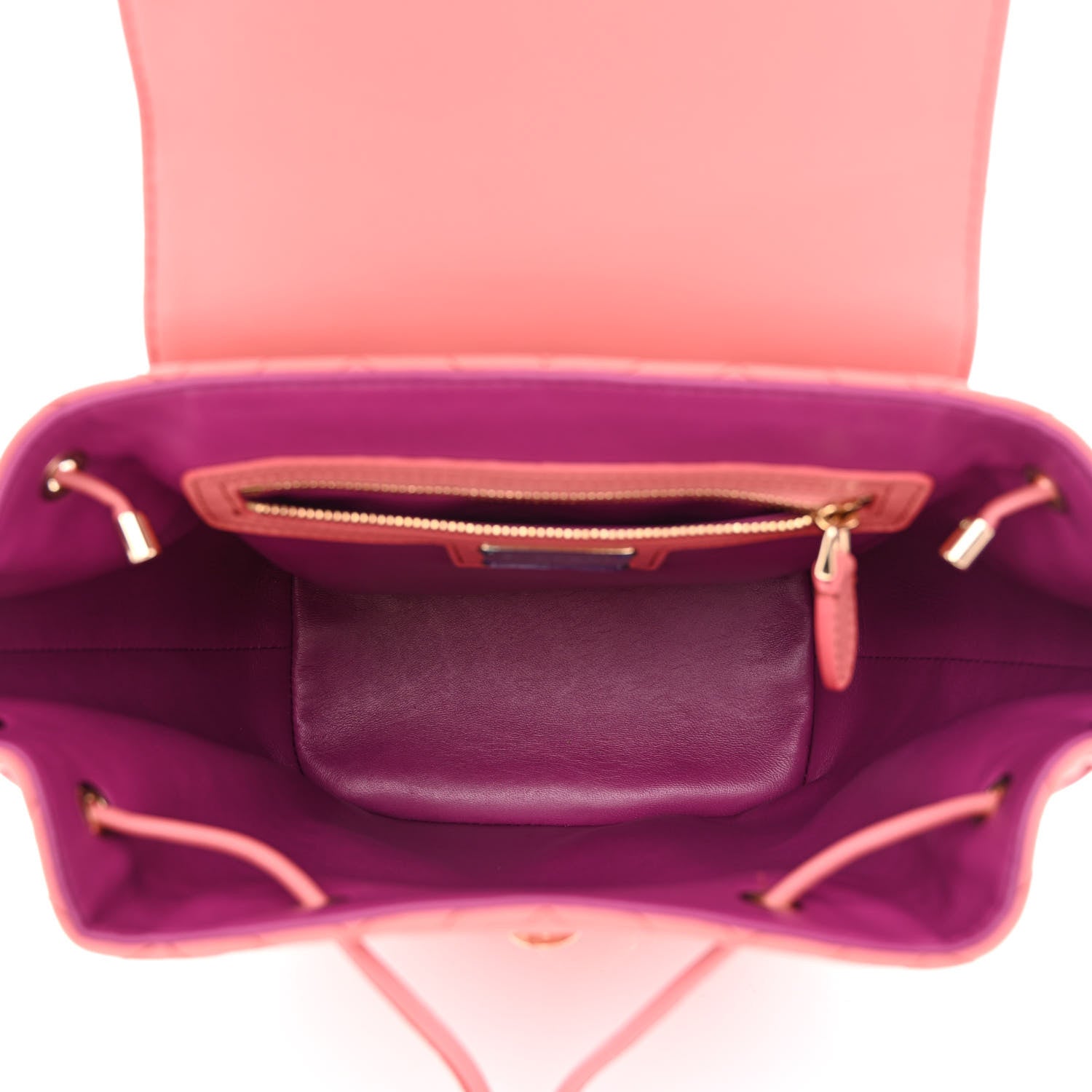 Bulgari Calfskin Quilted Serpenti Forever Backpack Pink 5 of 11