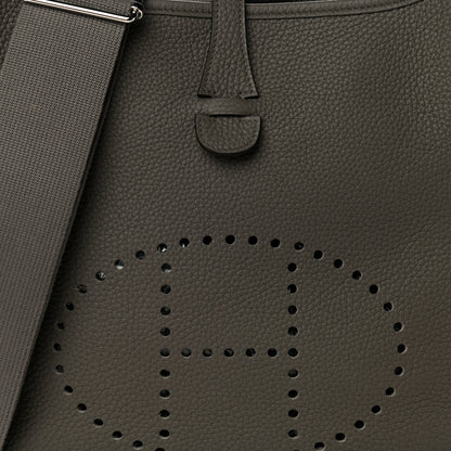 Hermes Taurillon Clemence Evelyne III PM Etain 6 of 12