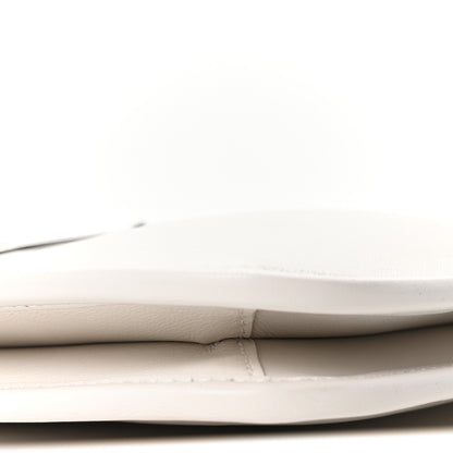 Gucci Calfskin Horsebit Slim Shoulder Bag White 9 of 10