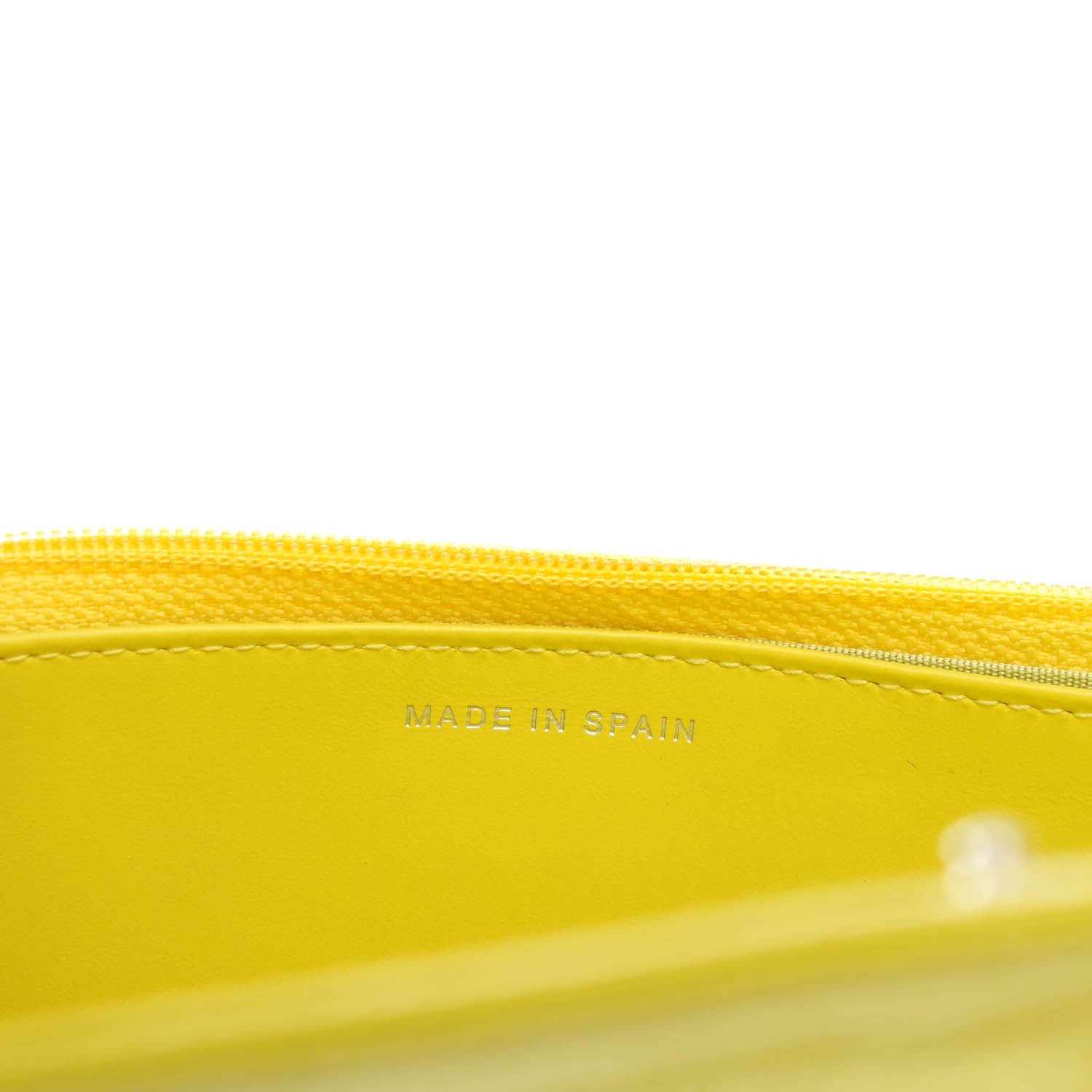 Chanel Caviar Timeless Wallet on Chain WOC Yellow 7 of 8