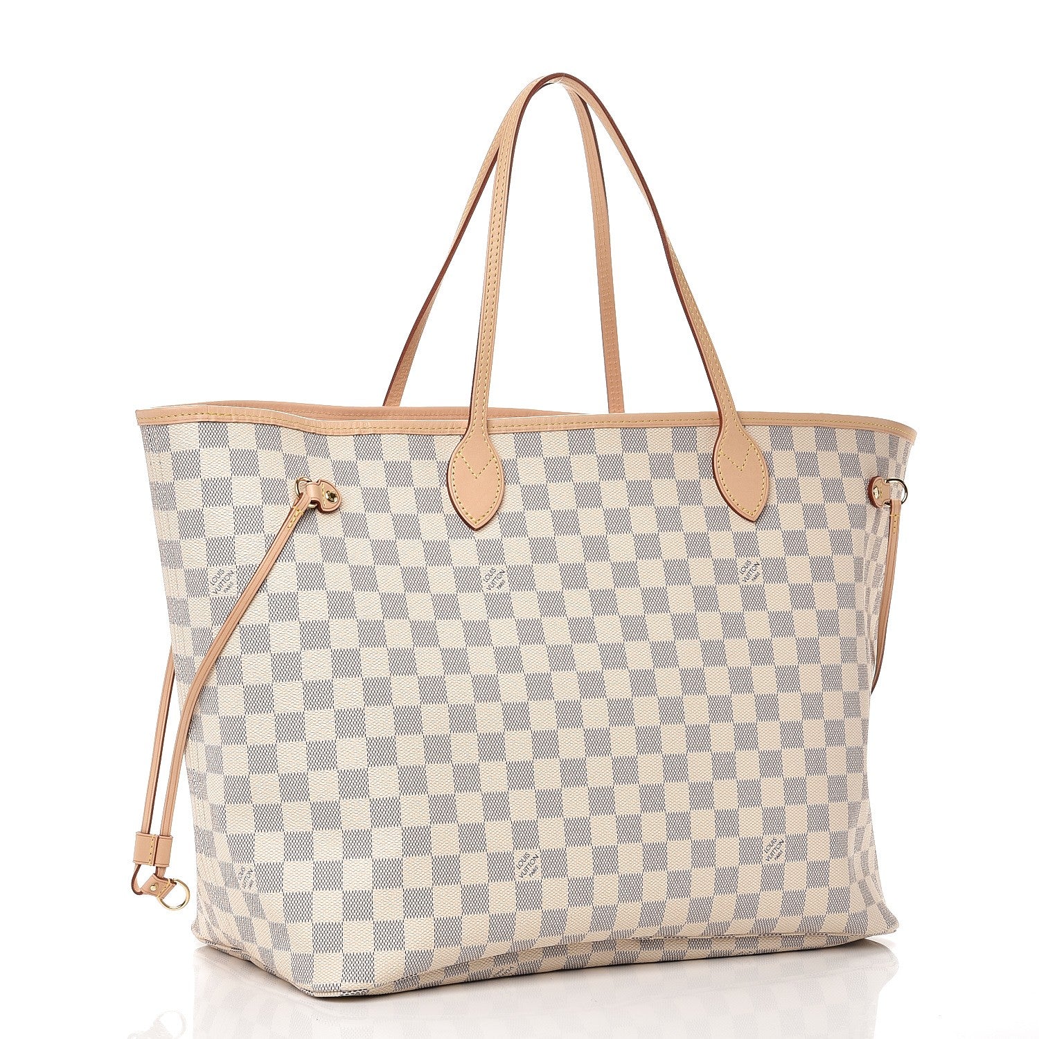 Louis Vuitton Damier Azur Neo Neverfull GM Rose Ballerine 3 of 8