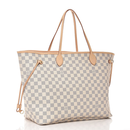 Louis Vuitton Damier Azur Neo Neverfull GM Rose Ballerine 3 of 8