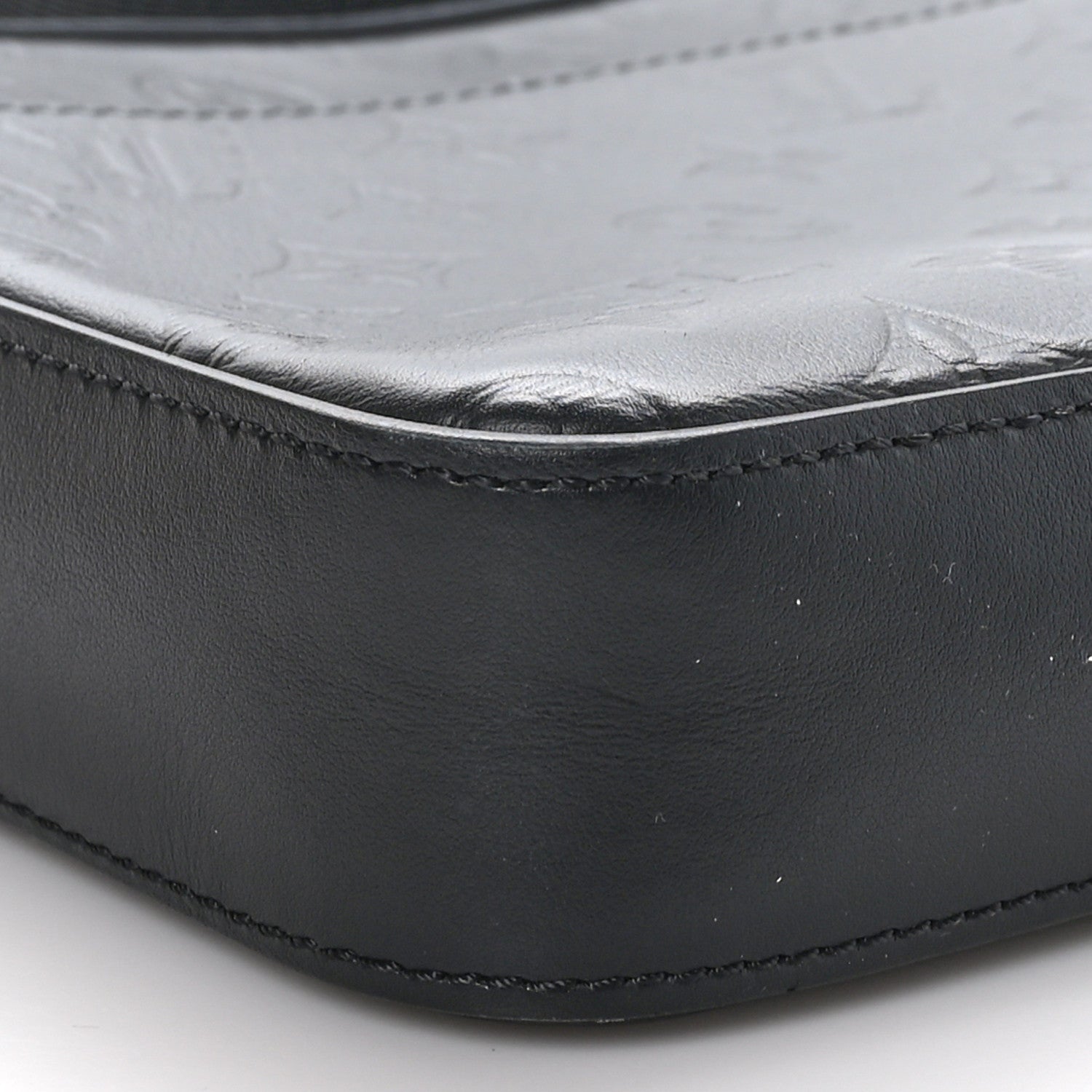 Louis Vuitton LOUIS VUITTON Calfskin Monogram Shadow Duo Messenger Black 8 of 9