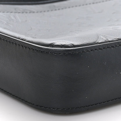 Louis Vuitton LOUIS VUITTON Calfskin Monogram Shadow Duo Messenger Black 8 of 9