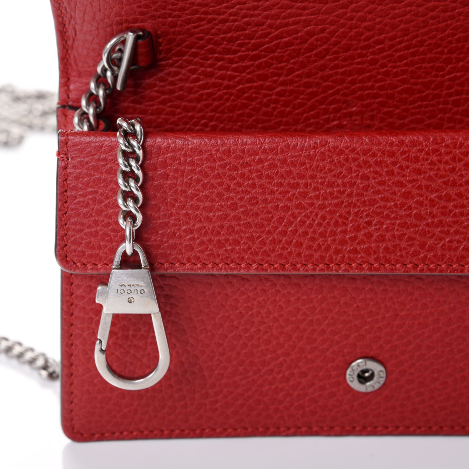 Gucci Calfskin Super Mini Dionysus Shoulder Bag Hibiscus Red 7 of 10