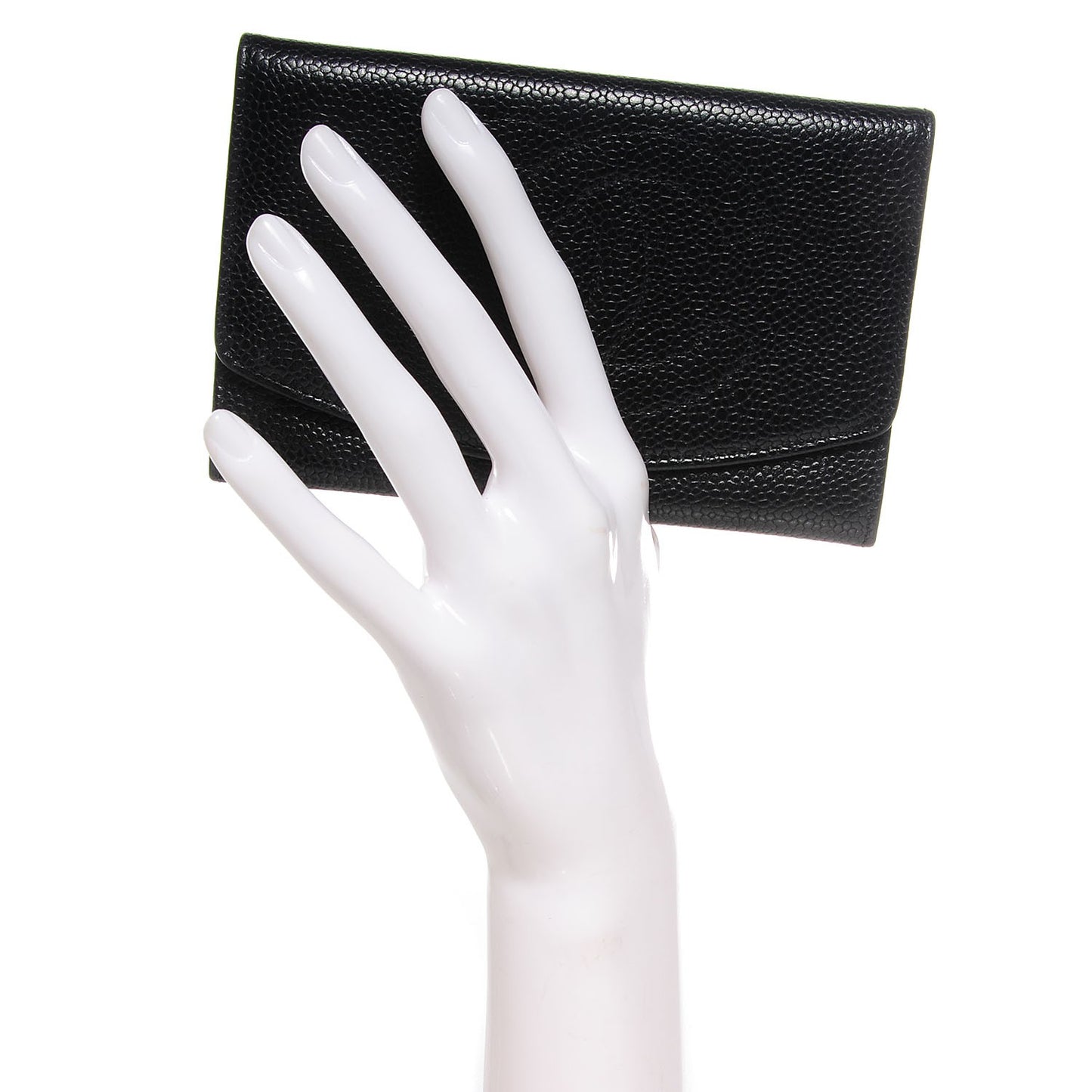 Caviar Timeless CC Card Holder Wallet Black