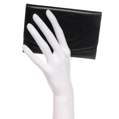 Chanel Caviar Timeless CC Card Holder Wallet Black 2 of 8