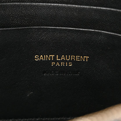 Saint Laurent Calfskin Heart Leopard Print Monogram Mini Lou Camera Bag Toffee 6 of 10