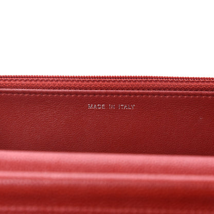 Chanel Caviar Quilted Boy Wallet On Chain WOC Red 10 of 13