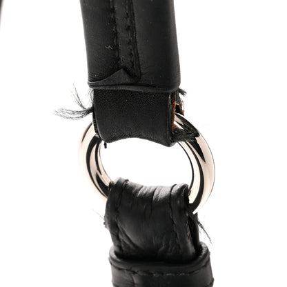 Prada Cervo Antik Easy A Foldover Pushlock Flap Shoulder Bag Black 12 of 12