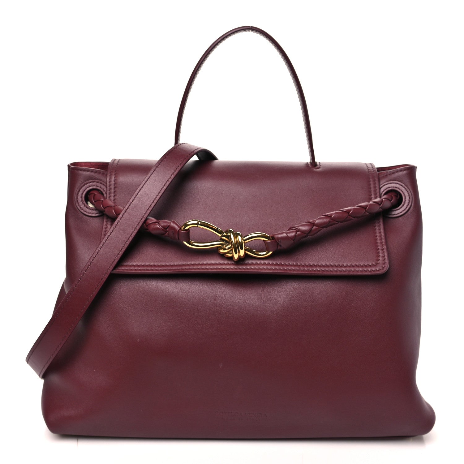 Bottega Veneta Silky Calfskin Medium Ciao Ciao Barolo 1 of 8