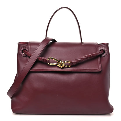 Bottega Veneta Silky Calfskin Medium Ciao Ciao Barolo 1 of 8