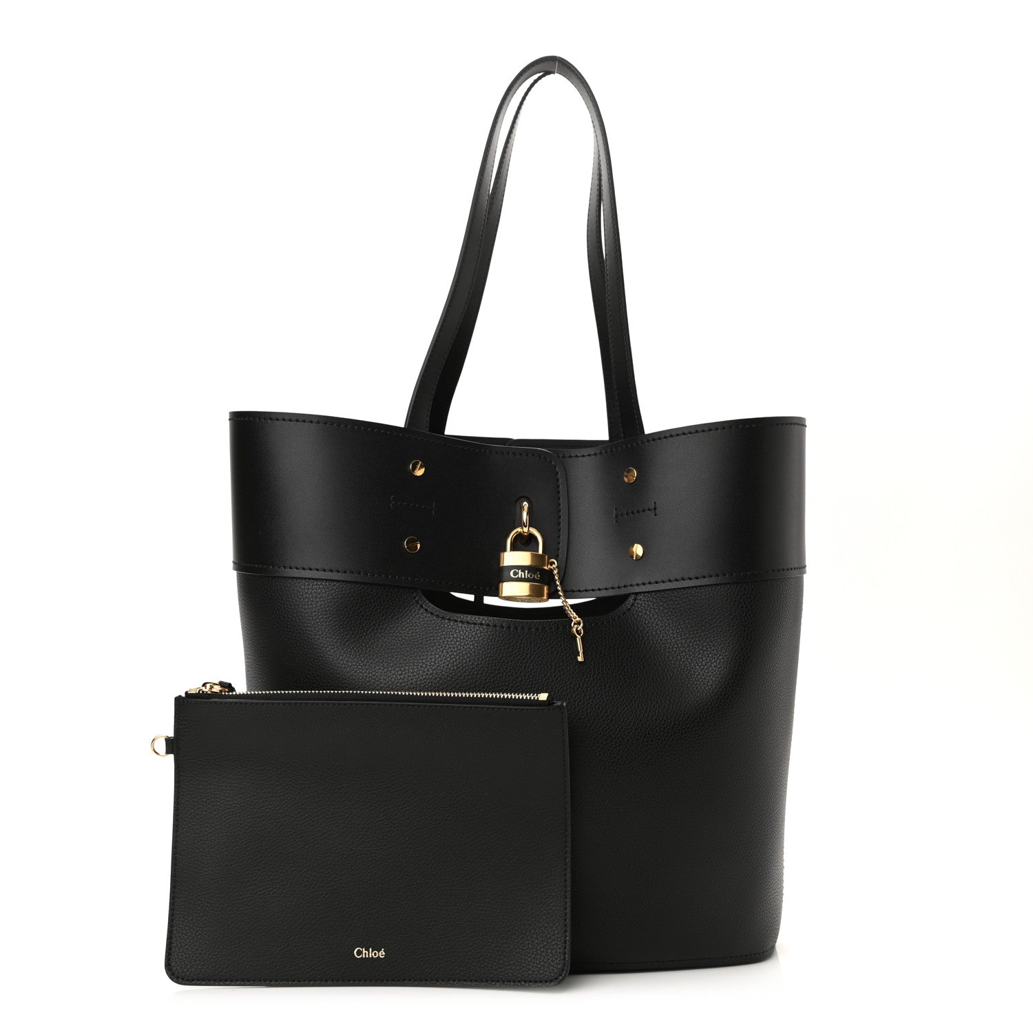 Chloe Smooth Grained Calfskin Medium Aby Tote Black 1 of 11