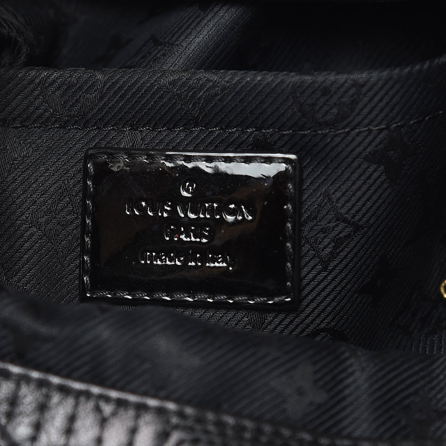 Louis Vuitton Calfskin Quilted Monogram Altair Clutch Black 6 of 8