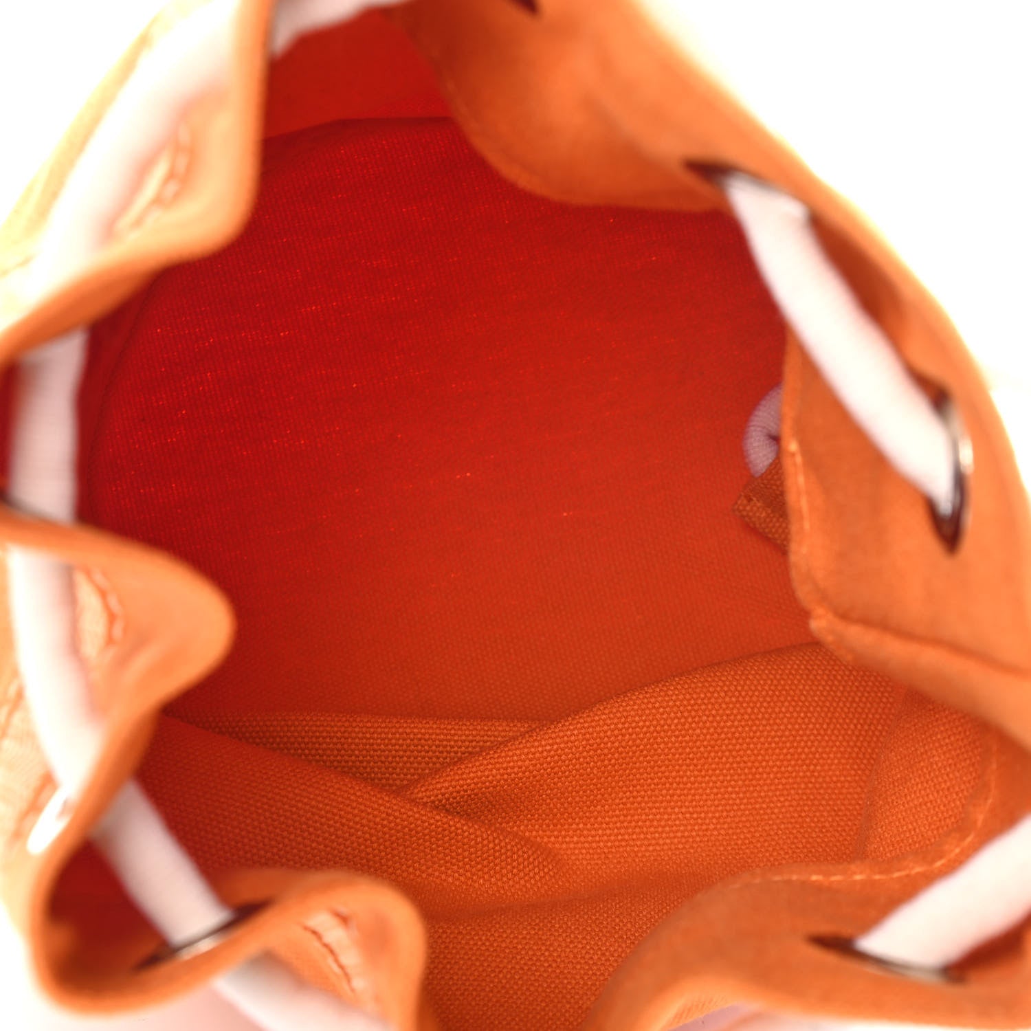Hermes Toile Paris Saint Malo Hermarin GM Sea Bag Laterite 5 of 10