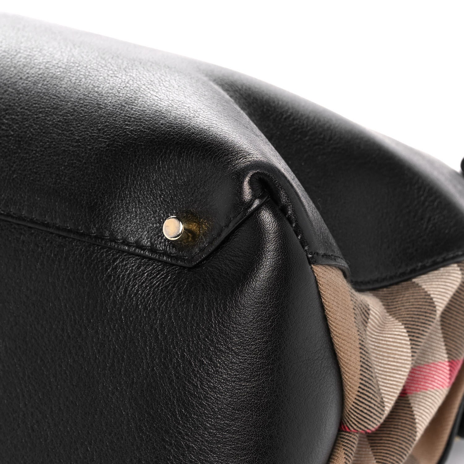 Burberry Smooth Calfskin Medium Sartorial Banner Tote Black 11 of 13