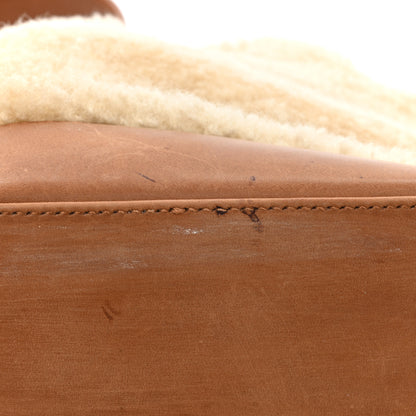 Saint Laurent Shearling Calfskin Small Emmanuelle Bucket Bag Natural Beige 16 of 18