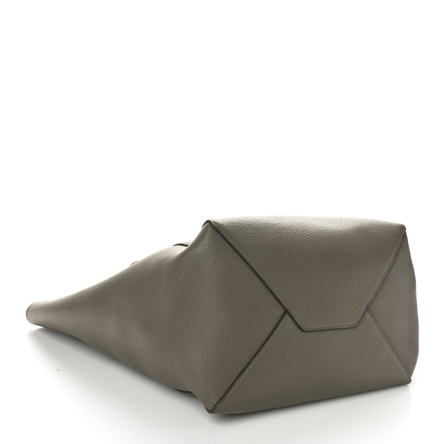 Celine Soft Grained Calfskin Medium Belt Cabas Phantom Taupe 4 of 11