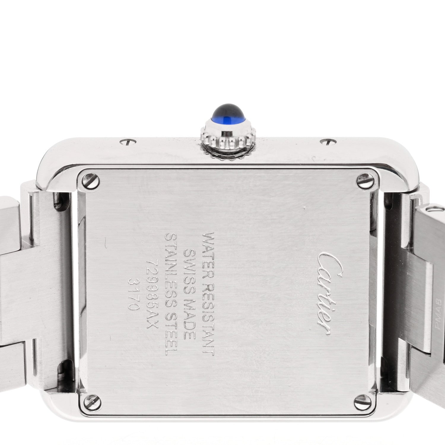 Cartier Stainless Steel 24mm Tank Solo Quartz Watch 4 of 5