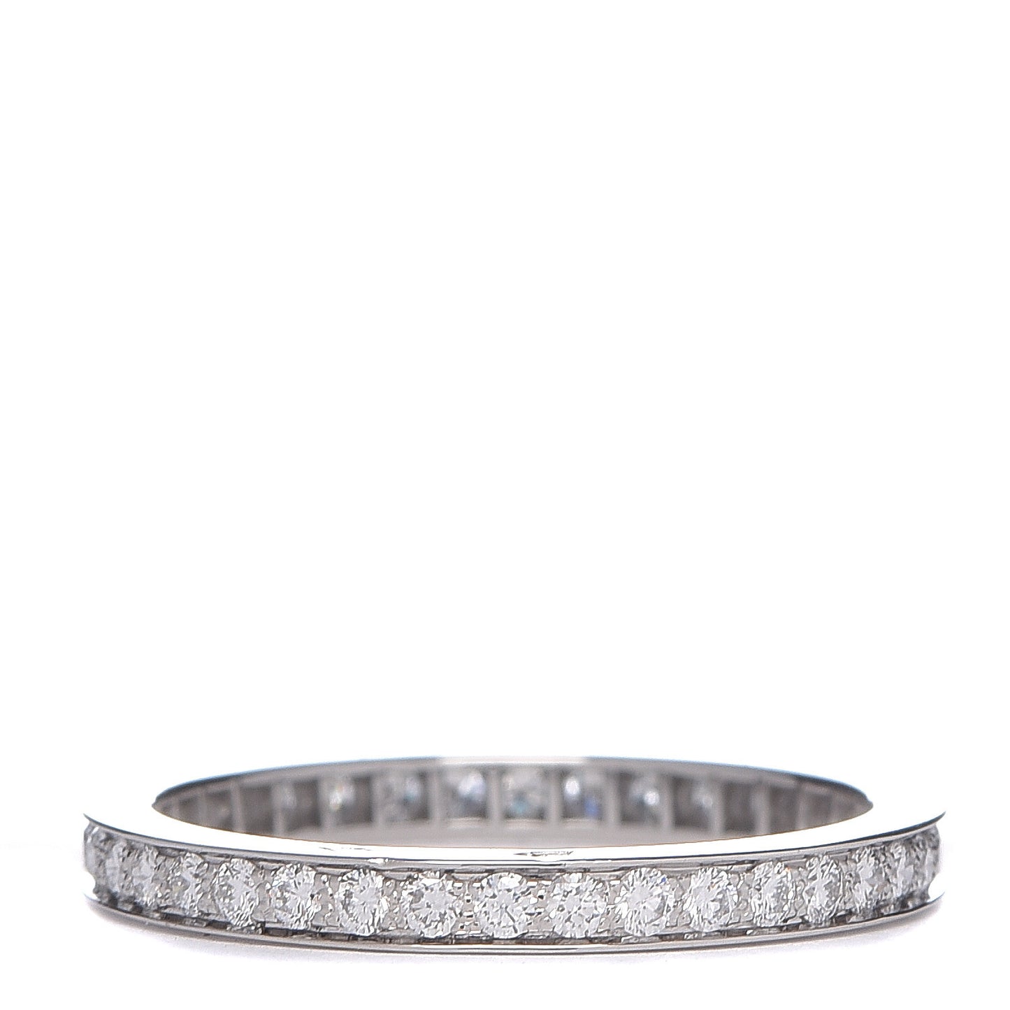Platinum Diamond 2.1mm Romance Wedding Band Ring 47 4