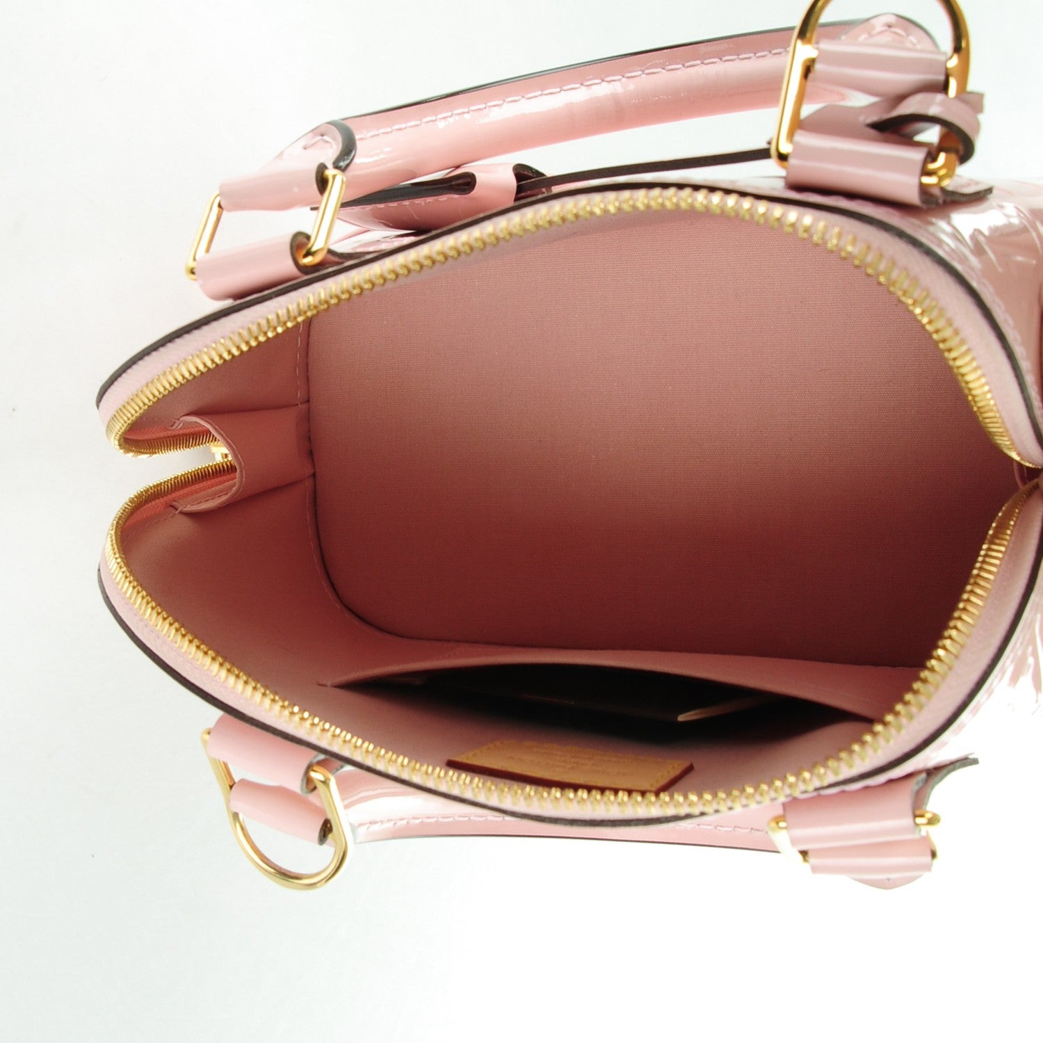 Louis Vuitton Vernis Alma BB Rose Ballerine 5 of 7