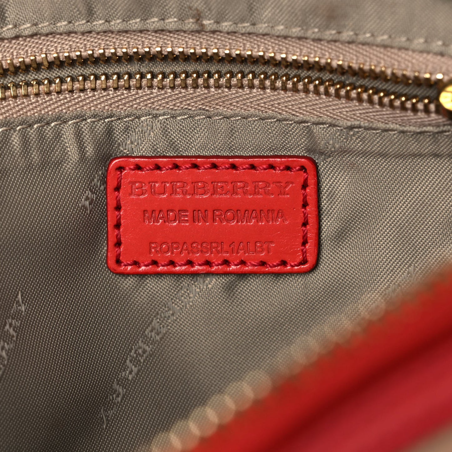 Haymarket Check Mini Orchard Crossbody Military Red