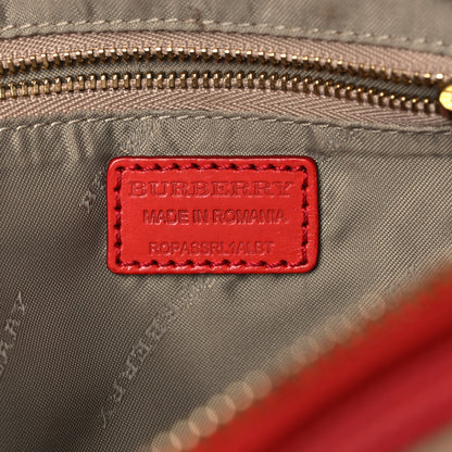 Burberry Haymarket Check Mini Orchard Crossbody Military Red 6 of 13