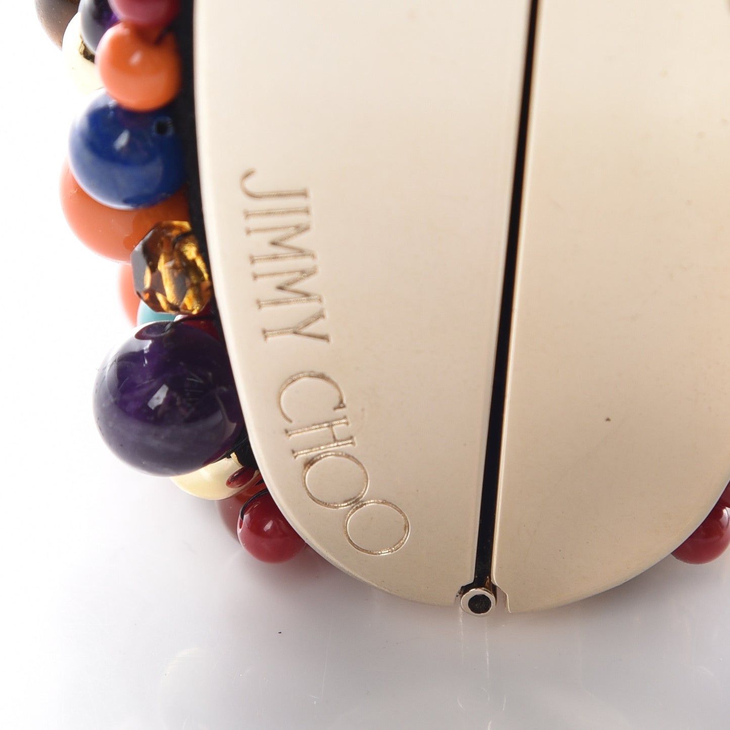 Beaded Box Clutch Multicolor