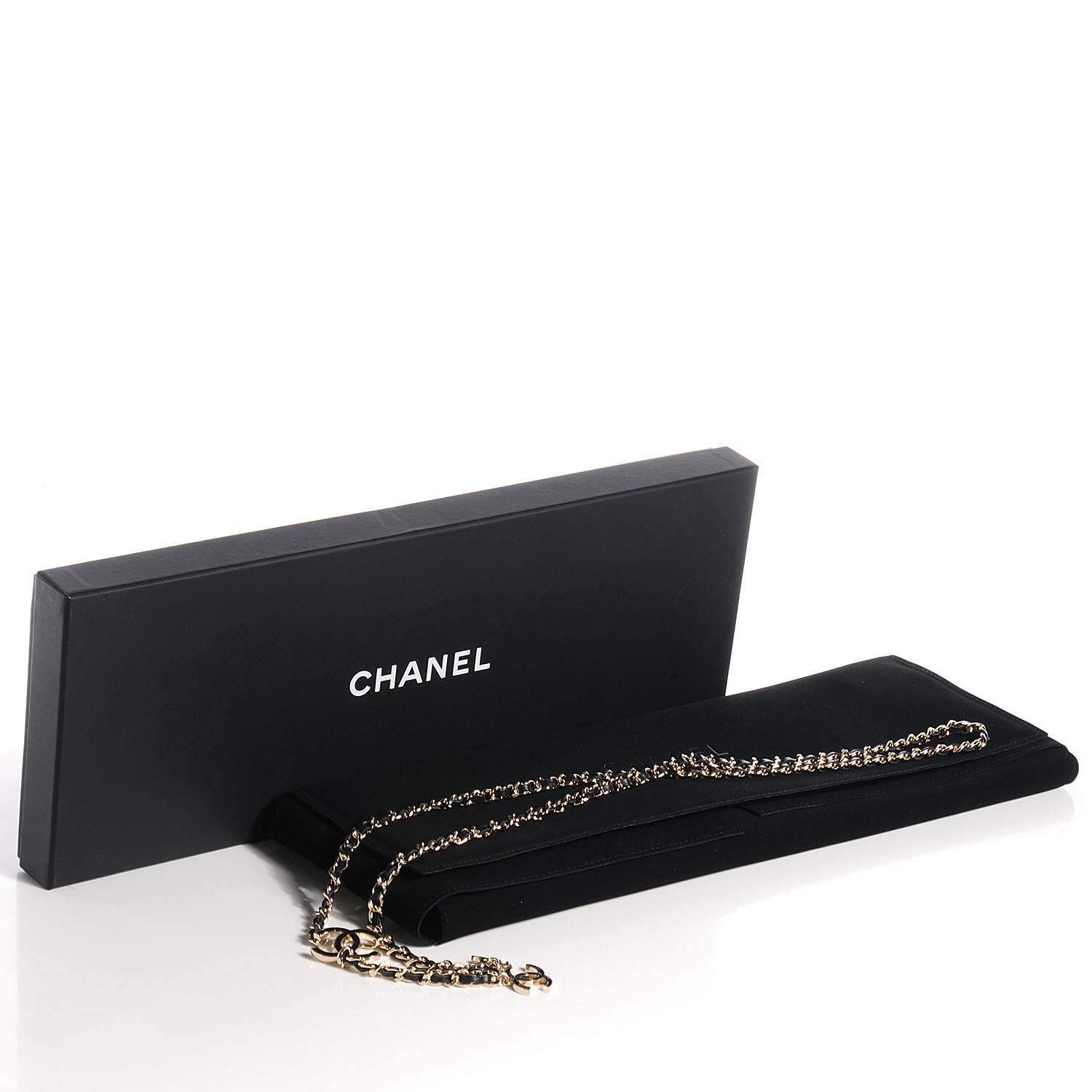 Chanel Leather Chain CC Belt Black Gold 6 of 6