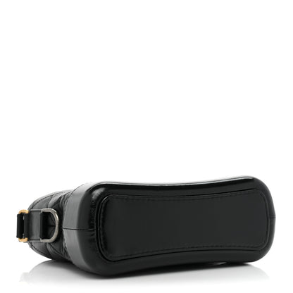 Chanel Aged Calfskin Quilted Small Gabrielle Hobo Black 4 of 10